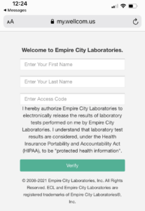 ecl results login page